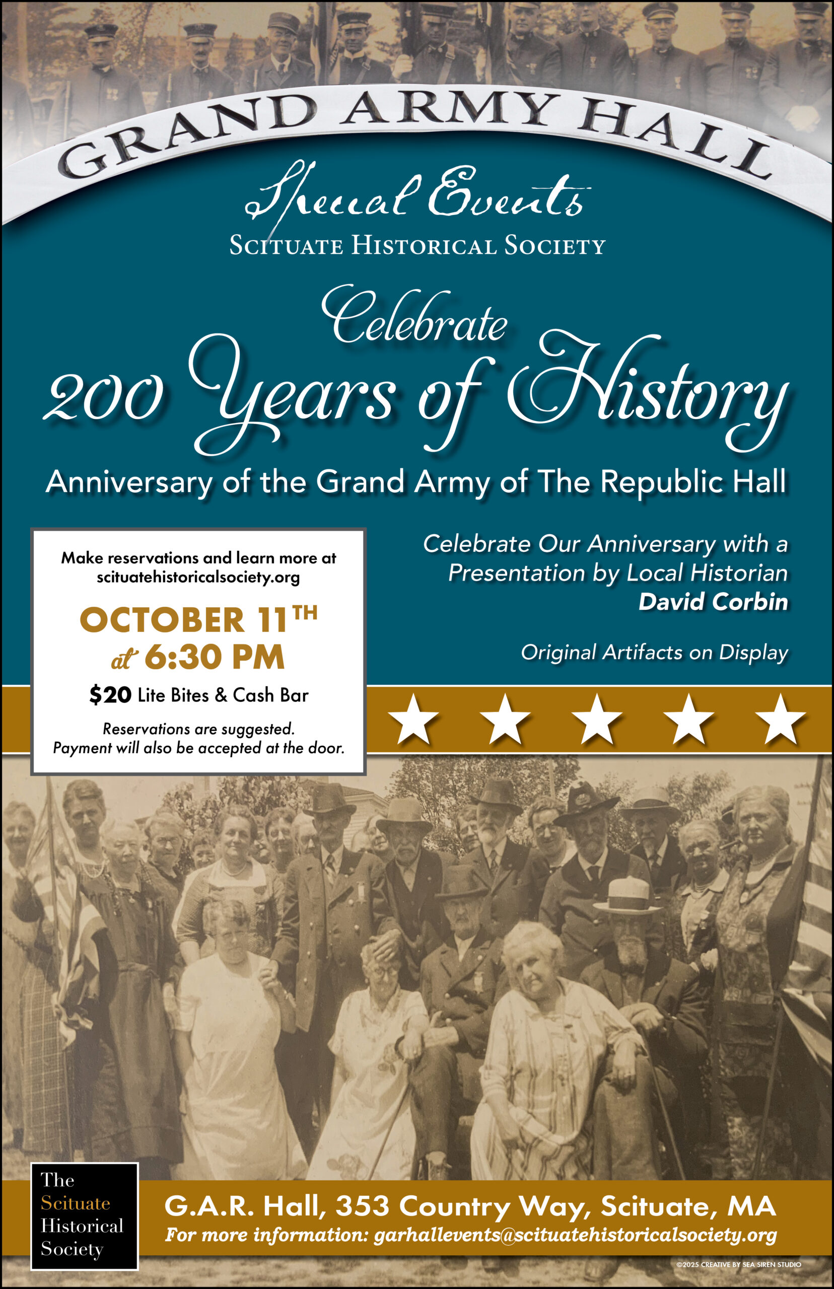GAR Hall 200th Party