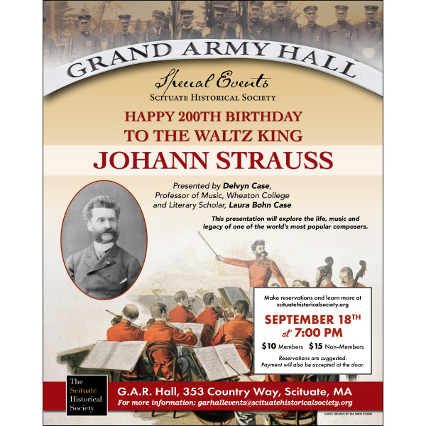 Happy 200th Birthday to the Waltz King - Johann Strauss - September 18 at 7 PM
