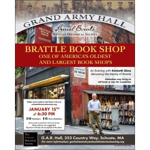 Brattle Book Shop - January 15 @ 6:30 PM