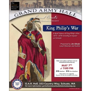 King Philip’s War - May 7 at 7 PM
